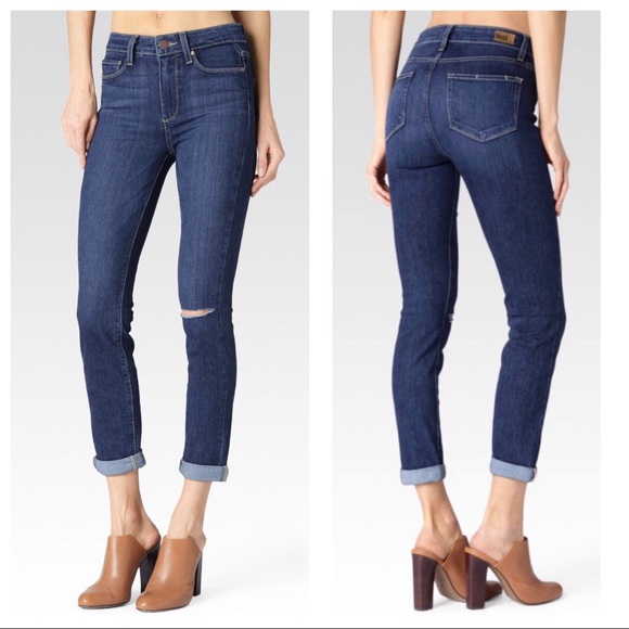 PAIGE Denim - Paige Hoxton Crop Crop Rollup Jeans
